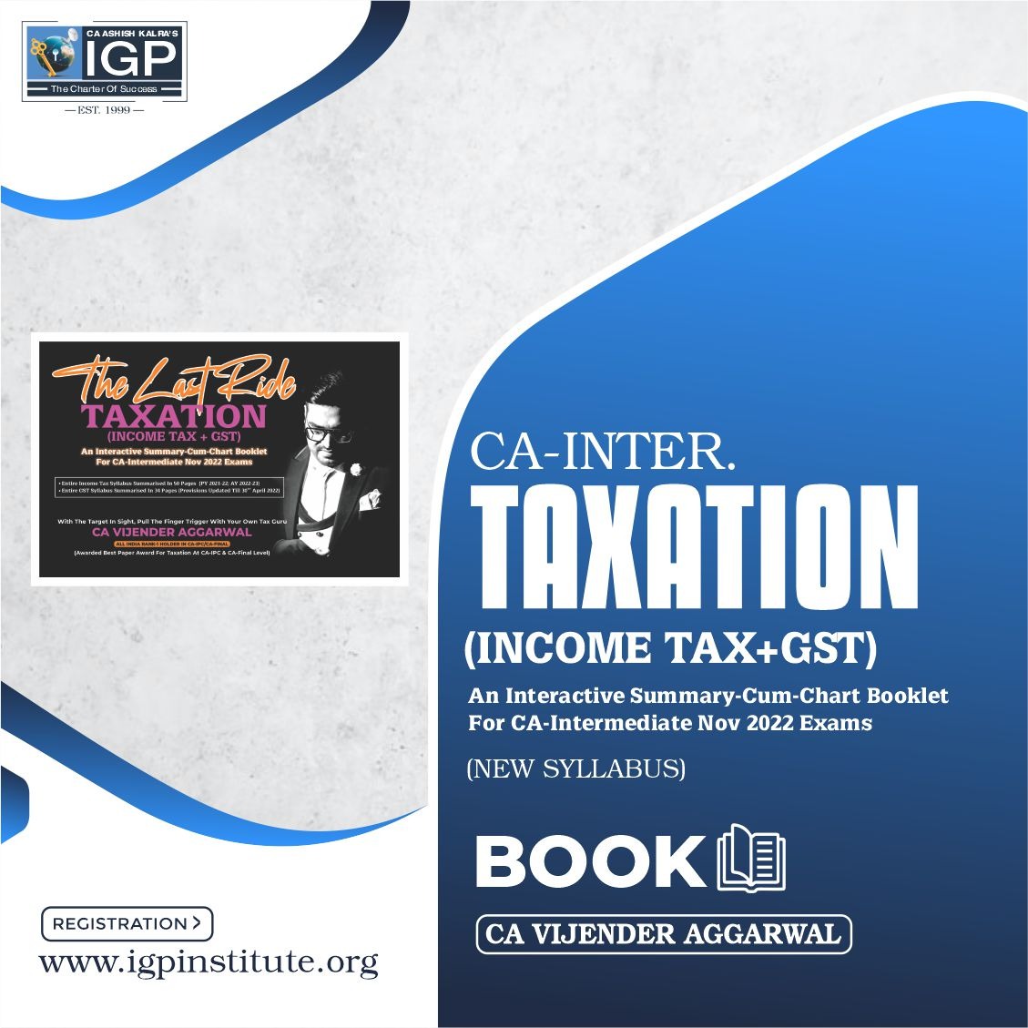 CA Inter - Income Tax+GST Summary-Cum-Chart Booklet-CA-INTER-Taxation (Income Tax + GST)- CA Vijender Aggarwal